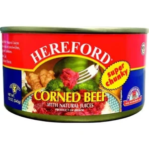 Hereford Super Chunky Corned Beef, 12 oz