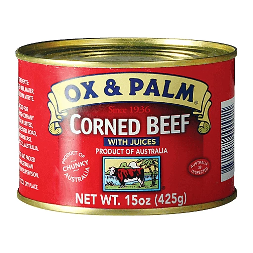 OX & Palm Corned Beef, 15 oz
